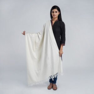 Pearl Merino Wool Shawl