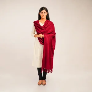 Rose Merino Wool Shawl