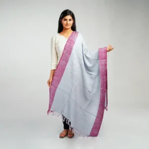 Aluminium Merino Wool Shawl