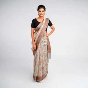 Rose Mulberry Silk Saree