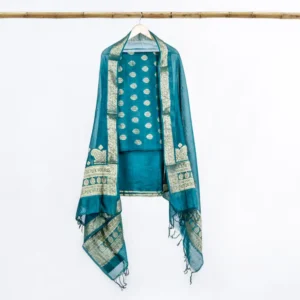 Ladies Suit 3-piece (Kurta + Chunri + Pajama) Mulberry Silk