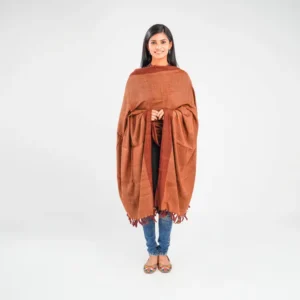 Clay Merino Wool Shawl