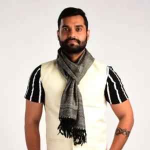 Merino Wool Tasar silk Muffler