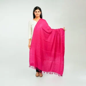 Merino Wool Shawl Pink